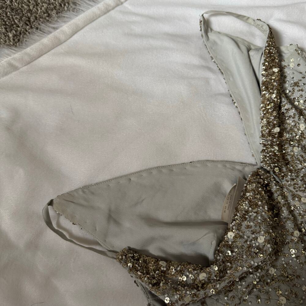 BHLDN Avery Beaded Sequin Bridesmaid Dress 6 - Picture 8 of 9